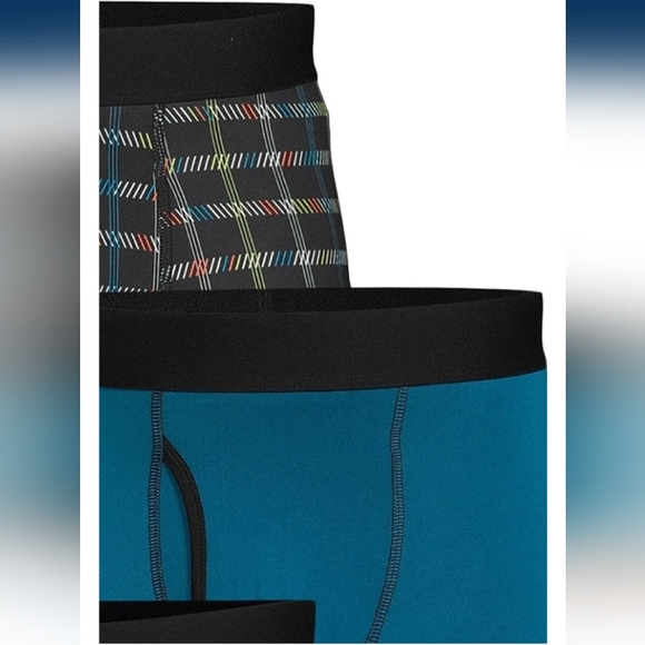 No Boundaries Men's Stretch Boxer Briefs 3-Pk Size 3XL (48-50) NWT  Multi Color - Picture 2 of 5